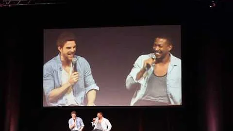 Nate Buzolic crashing Charles's panel