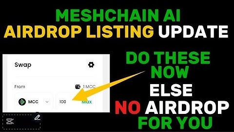 💥 MESHCHAIN AI will DISQUALIFY if You DON