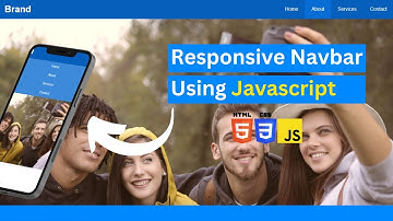 How To Make Responsive Navbar Using HTML CSS & JavaScript