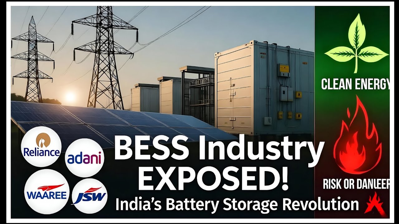 BESS Industry EXPOSED! Battery Energy Storage System India | Need ...