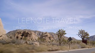 US Cross-country Road Trip | ep.10 Vacation in Joshua Tree | Sony a7c & iPhone 13 Mini & Pro | 4k