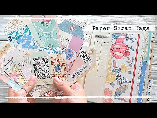 DIY Scrapbook Tags: Creative Ways To Repurpose Paper Scraps