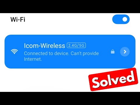 Fix connected to device can't provide internet xiaomi redmi | wifi connected but no internet access