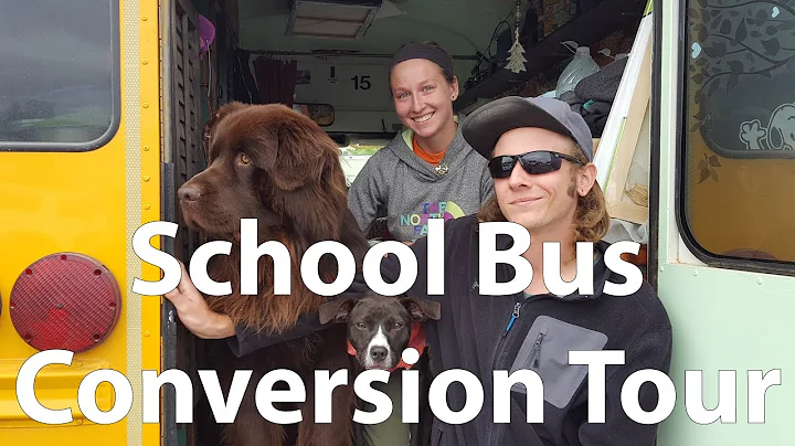 Van Life - School Bus Conversion Tour - Meet Van D...