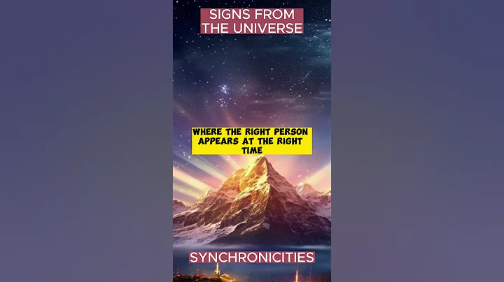 SIGNS FROM THE UNIVERSE : SYNCHRONICITIES