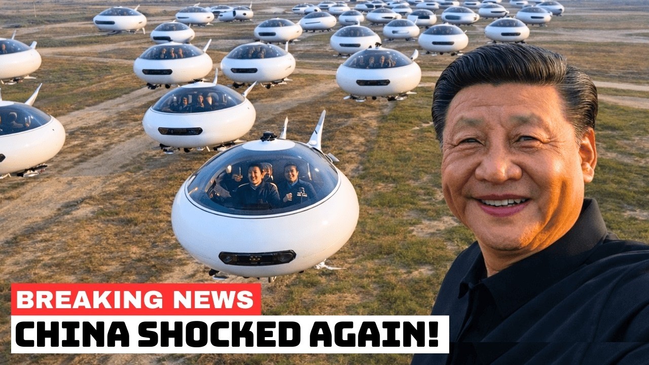 China acaba de lanzar el primer coche volador del mundo, impactando a Estados Unidos.