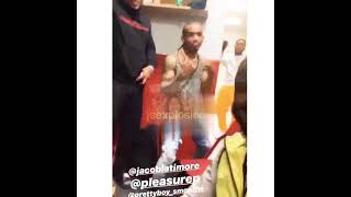 Prodigy from Mindless Behavior dances at the Millennium Tour 2020 with Pleasure P