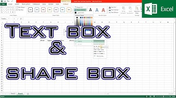 Microsoft Excel Tutorial [15]- Textbox & Shape in Excel