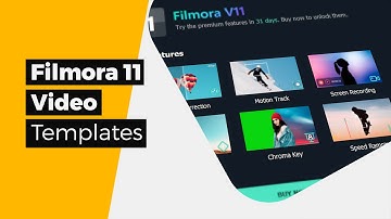 Filmora 11 - Video templates - A new Filmora 11 feature