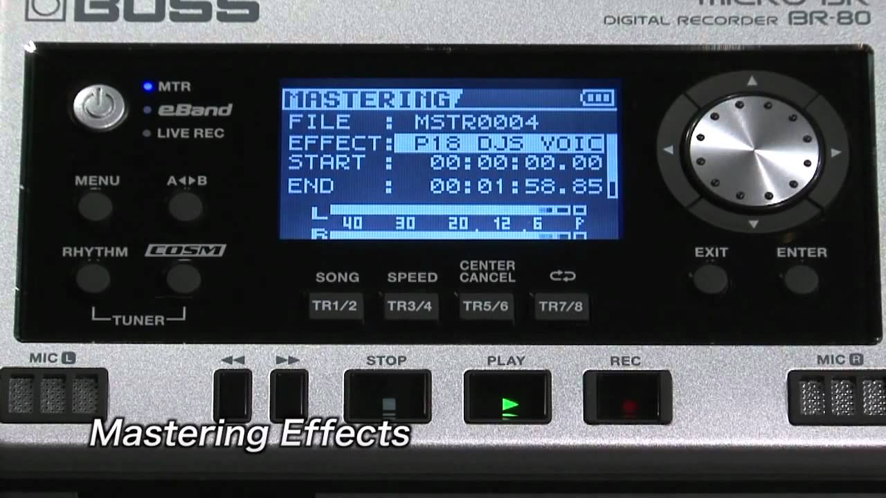 Boss MICRO BR BR-80 Digital Recorder Introduction