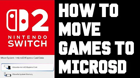How to Move Games on Nintendo Switch 2: Internal Memory to microSD Express Card & Back! 🎮💾
