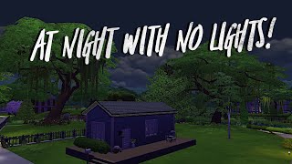 At Night With No Lights Build Challenge! | Sims 4