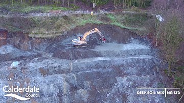 Deep Soil Mixing Slope Stabilisation
