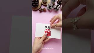 Cute DIY Pop-Up Christmas Card 🎅