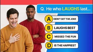 Complete These Expressions If You're a Real English Pro!😲🔥30/30 screenshot 2