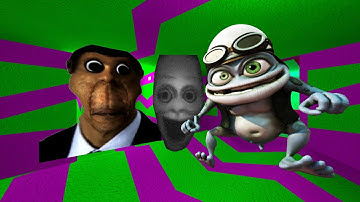 Obunga Obunga And Crazy Frog And Juggler Nextbot gmod in Parallax