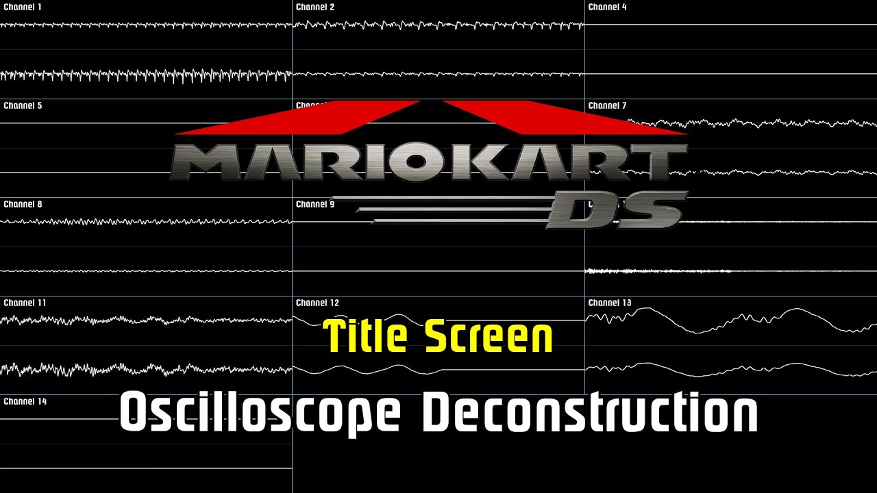 Mario Kart DS - Title Screen [Oscilloscope Deconstruction]