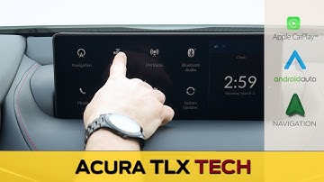 Media Screen in the Acura TLX | CarPlay, Android Auto, Nav, Reboot and more! (2021-2025)