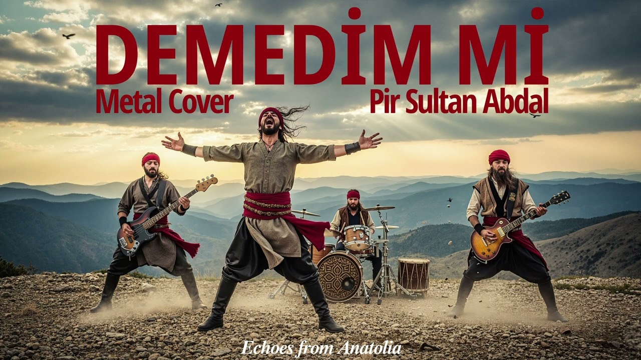 Pir Sultan Abdal - Demedim mi | Metal Cover | Anatolian Folk | AI Music