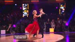 Kendra Wilkinson and Louis van Amstel Dancing with the Stars tango