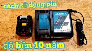 🔴 Cách sữ dụng và bảo quản pin để có độ bền 10 năm |Máy Xây Dựng Hồng Nhiên