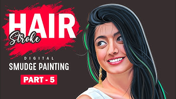 Digital Smudge Painting Photoshop Tutoril | PART 5 |  RK Graphics Barbil