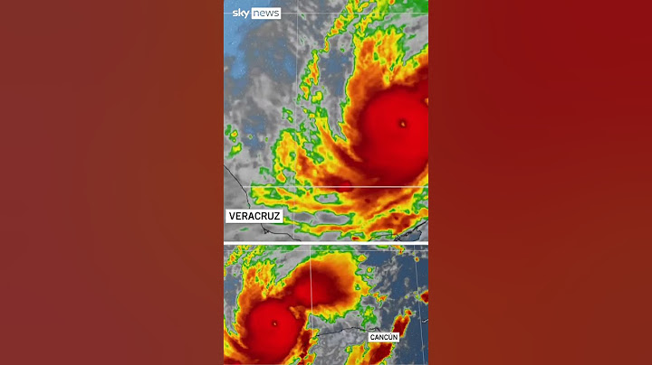 Weatherman tearful over 'horrific' hurricane
