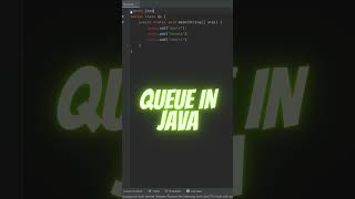 QUEUE IN JAVA