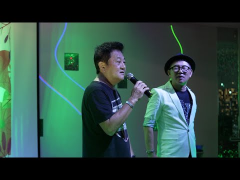 하이리화장품 가을 야유회 야인시대 쌍칼 박준규 배우 축사