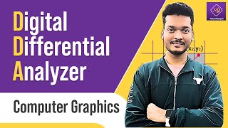 DDA (Digital Differential Analyzer) Line Drawing Algorithm Explained with Notes | Computer Graphics
