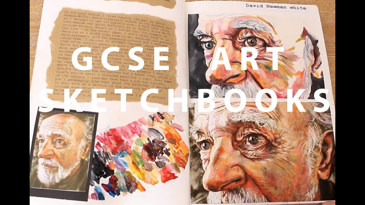 A Gcse Art Sketchbooks Youtube