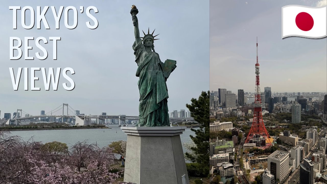 Лучшие виды Токио? Токийская башня, башня Мори и Одайба.