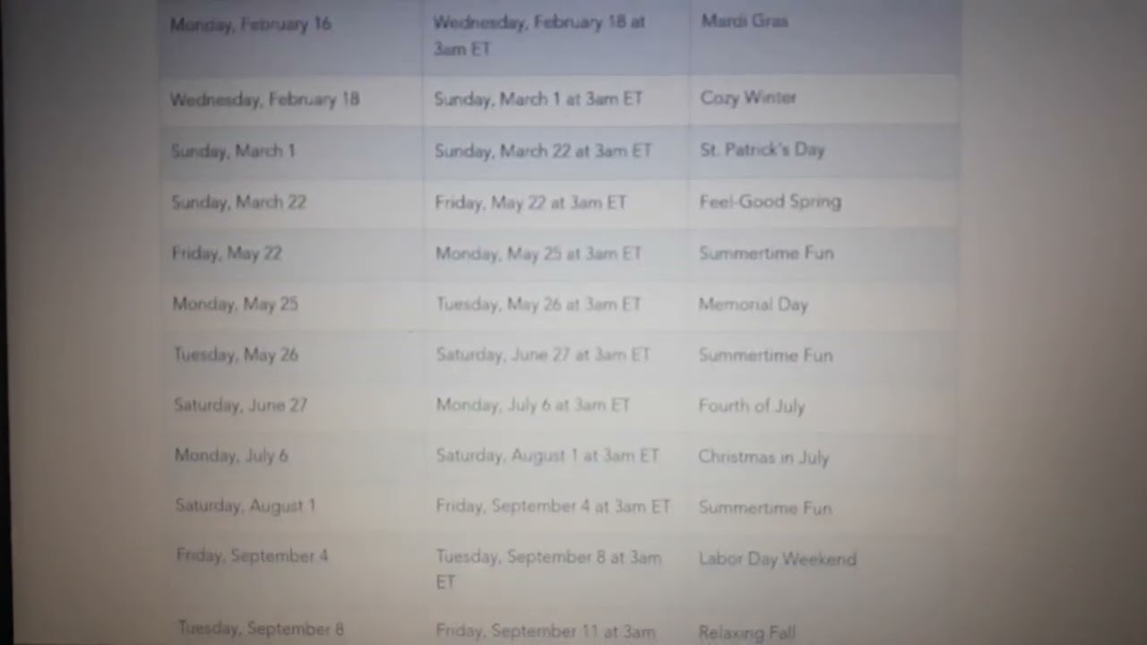 Music Choice Sounds Of The Season's 2026 Schedule 