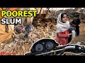 Exploring slum in pakistan with shocking poverty  motorcycle ride pov tour 4k sialkot