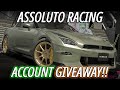 Assoluto racing  account giveaway  read description