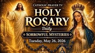 📿 Tuesday Holy Rosary & St Gertrude Prayer | Sorrowful Mysteries