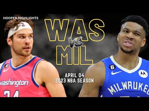 Milwaukee Bucks vs Washington Wizards Full Game Highlights | Apr 4 | 2023 NBA Season