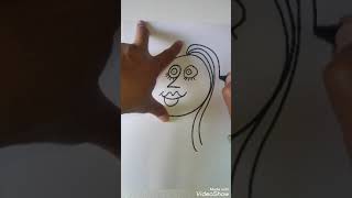 drawing number ( 2 ) and true into girl by very easy Shorts رسم رقم 2 وتحويله إلي بنت بطريقه سهله