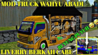 Mod Truck Canter  Wahyu Abadi-Liverry Berkah Cabe//Mod Bussid Terbaru Ada Buyung Puyuh