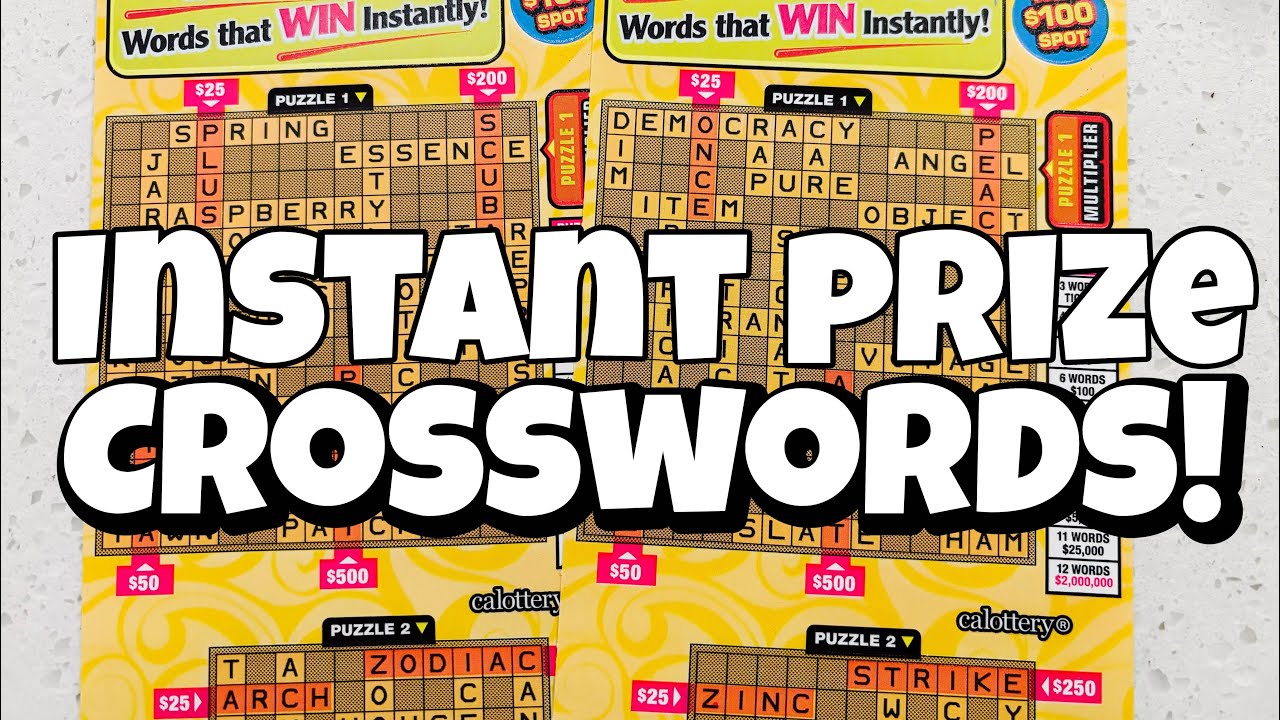 Instant Prize Crosswords! YouTube