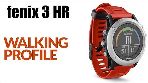 How To Add Walking Activity (Profile) To Your Garmin fenix 3 HR and Remove Sports