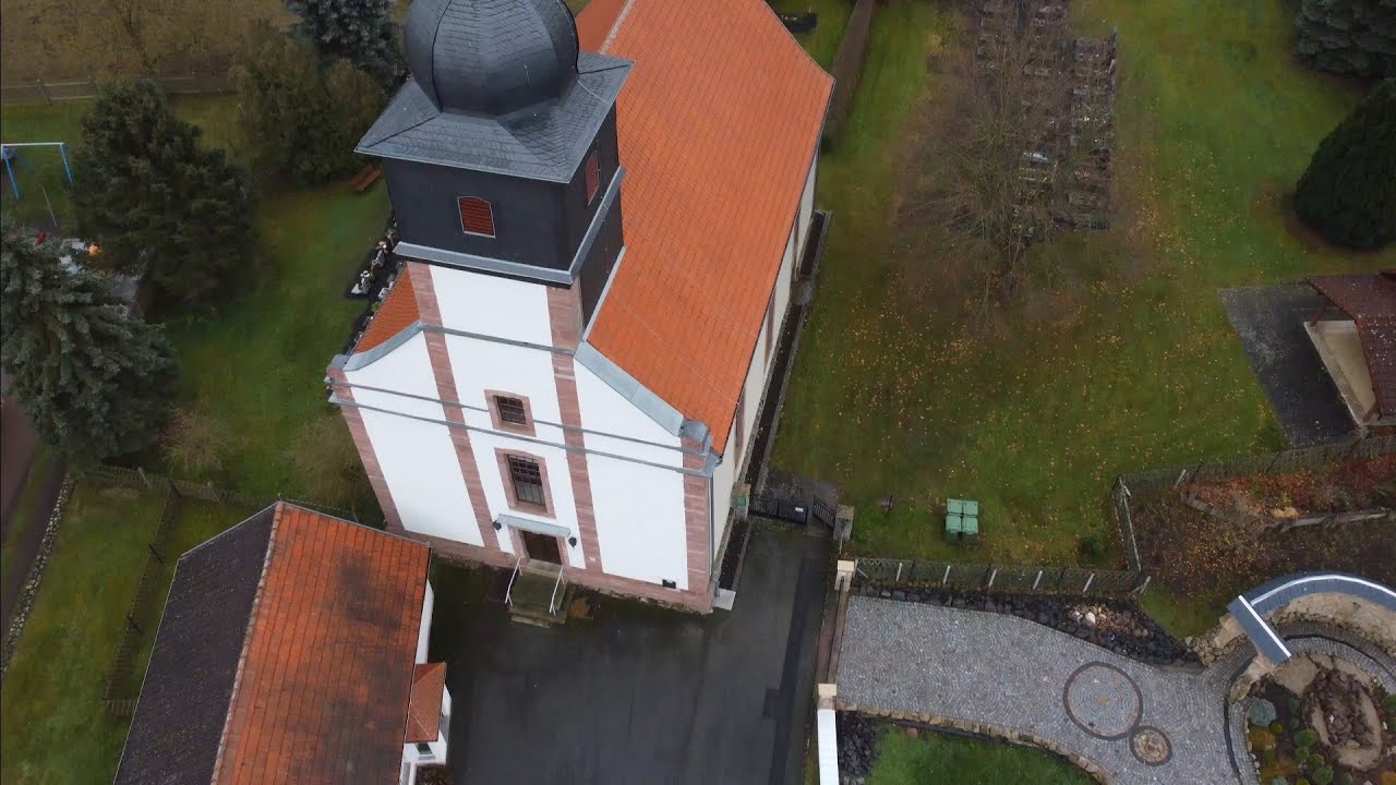 Diedorf ⛪ Saalkirche 🍂 Herbst´21 🌊 Felda | DJI Mini 2 Footage | Thüringen | Rhön