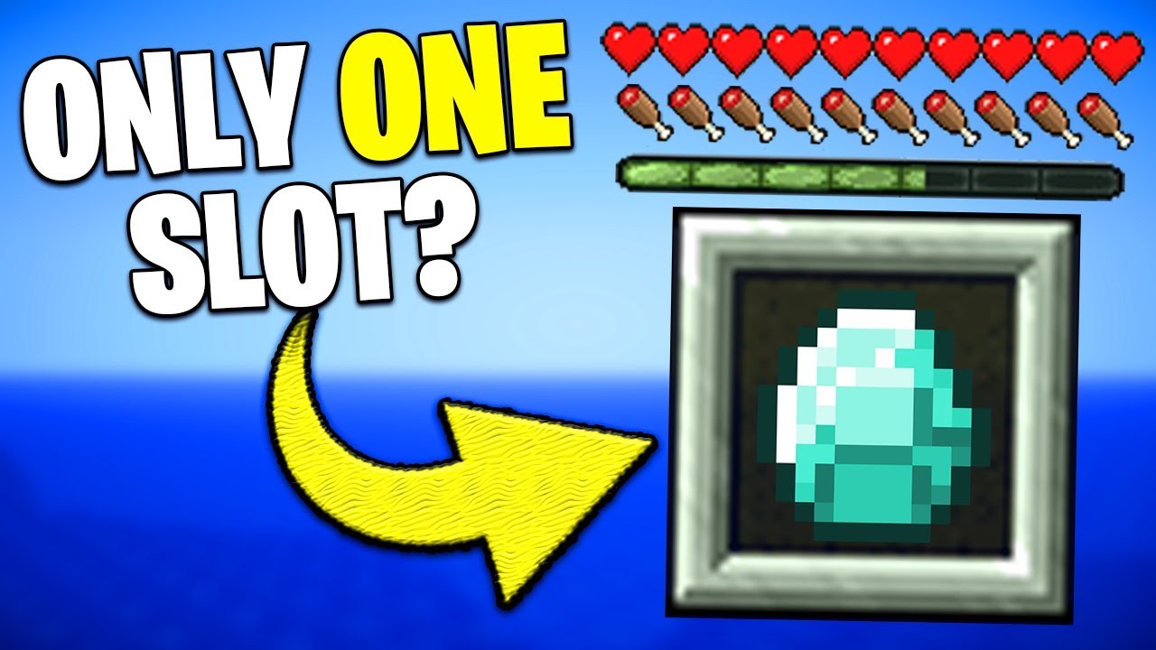 If Your Inventory Only Had One Slot Minecraft Youtube