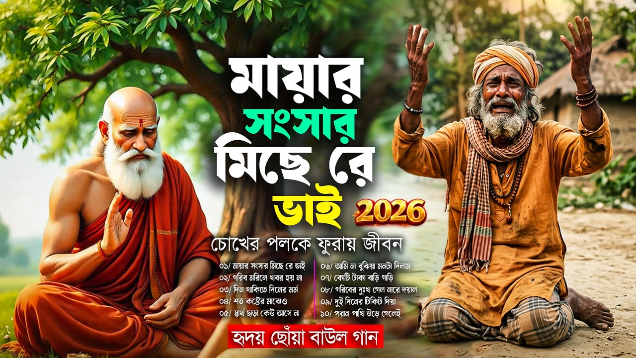মায়ার সংসার মিছে রে ভাই | হৃদয় ছোঁয়া কষ্টের বাউল গান | Liton Roy Baul Song 2026