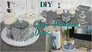 DIY Glam Louis Vuitton Bathroom Decor 