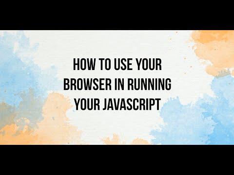 Add Javascript to your browser console