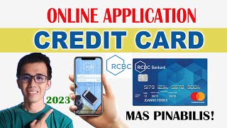 PAANO KUMUHA NG CREDIT CARD SA RCBC ONLINE | ONLINE RCBC CREDIT CARD APPLICATION | TAGALOG TIPS 2023