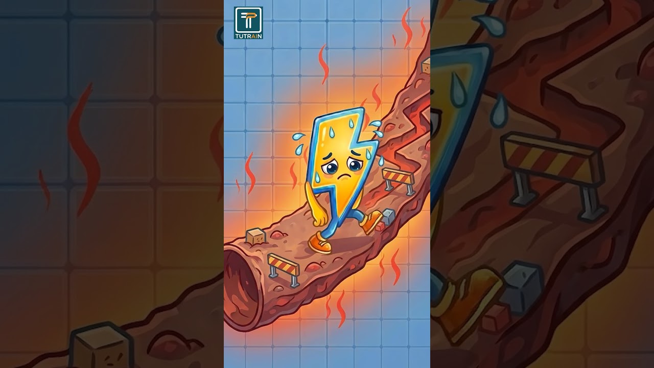 Resistance resists current, simple, yet powerful. #Physics #Electricity #STEM #ScienceShorts #neet