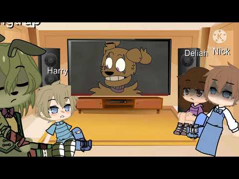 Springtrap and Deliah Crew Reacts || Short || no intro or outro|| Famdomtale