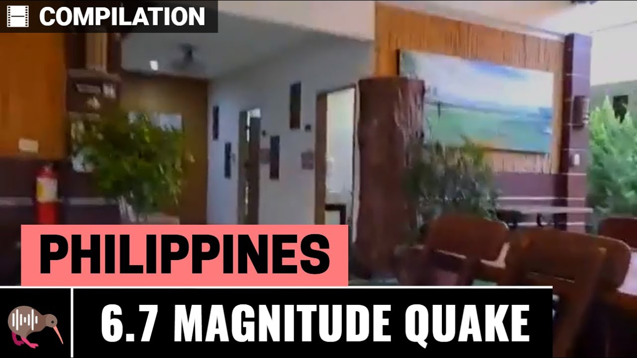 Magnitude 6.7 Earthquake in Philippines, Mindanao - Nov. 17, 2023 COMPILATION